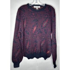 Tricots St. Raphael Men's 100% Virgin Wool Long Sleeve Sweater Size XL